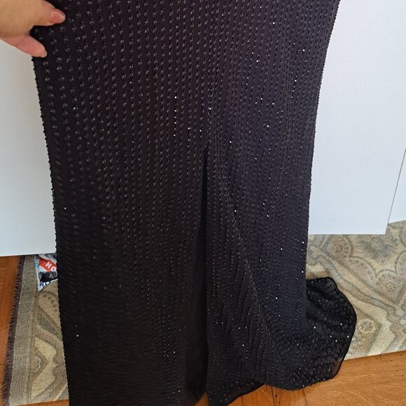 Marceline Black Beaded Gown by PARKER BLACK - Picture 6 of 6